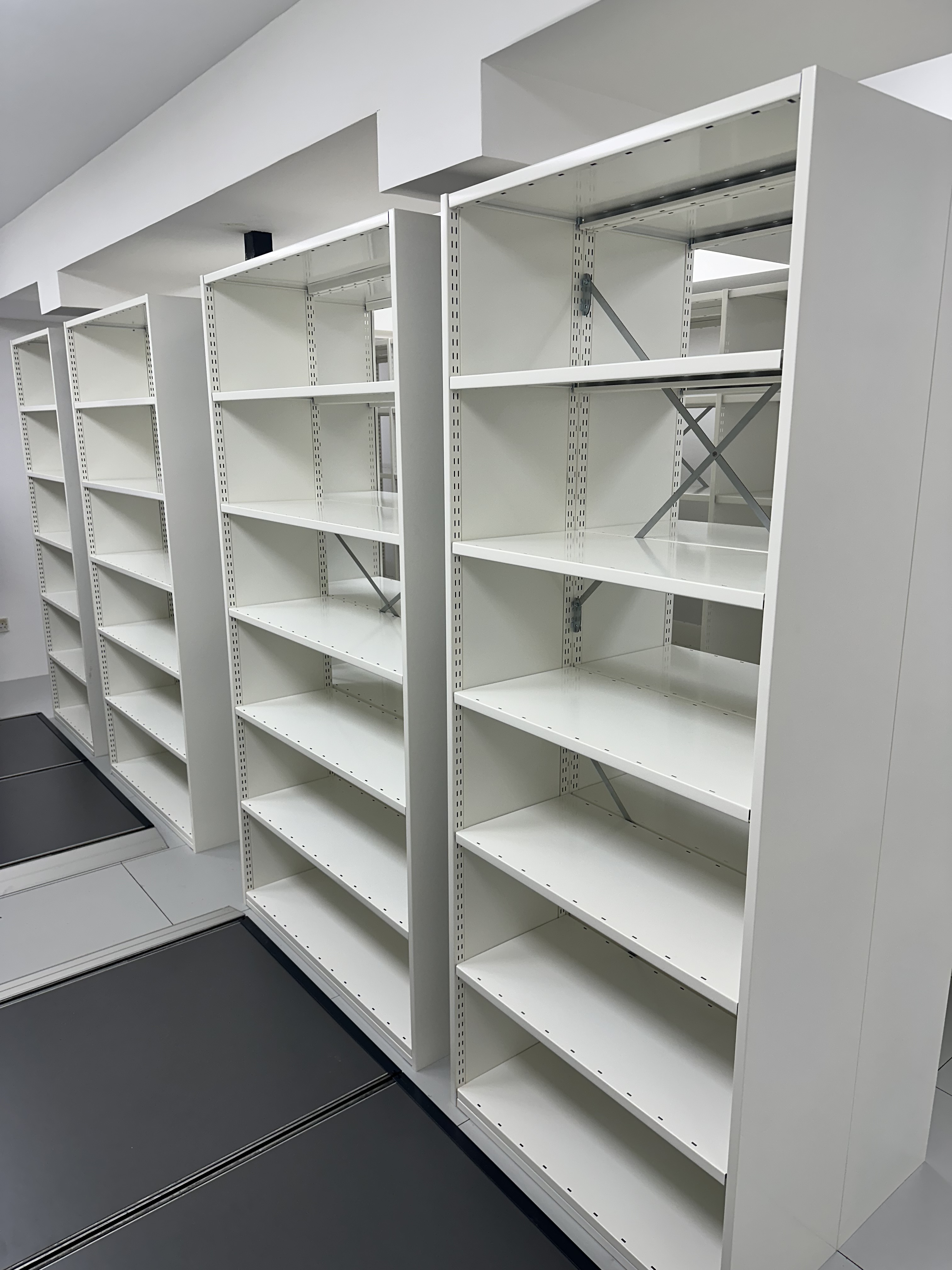 Somerset Storage Installations project 6 — mobile shelving, roller racking and pallet racking installation