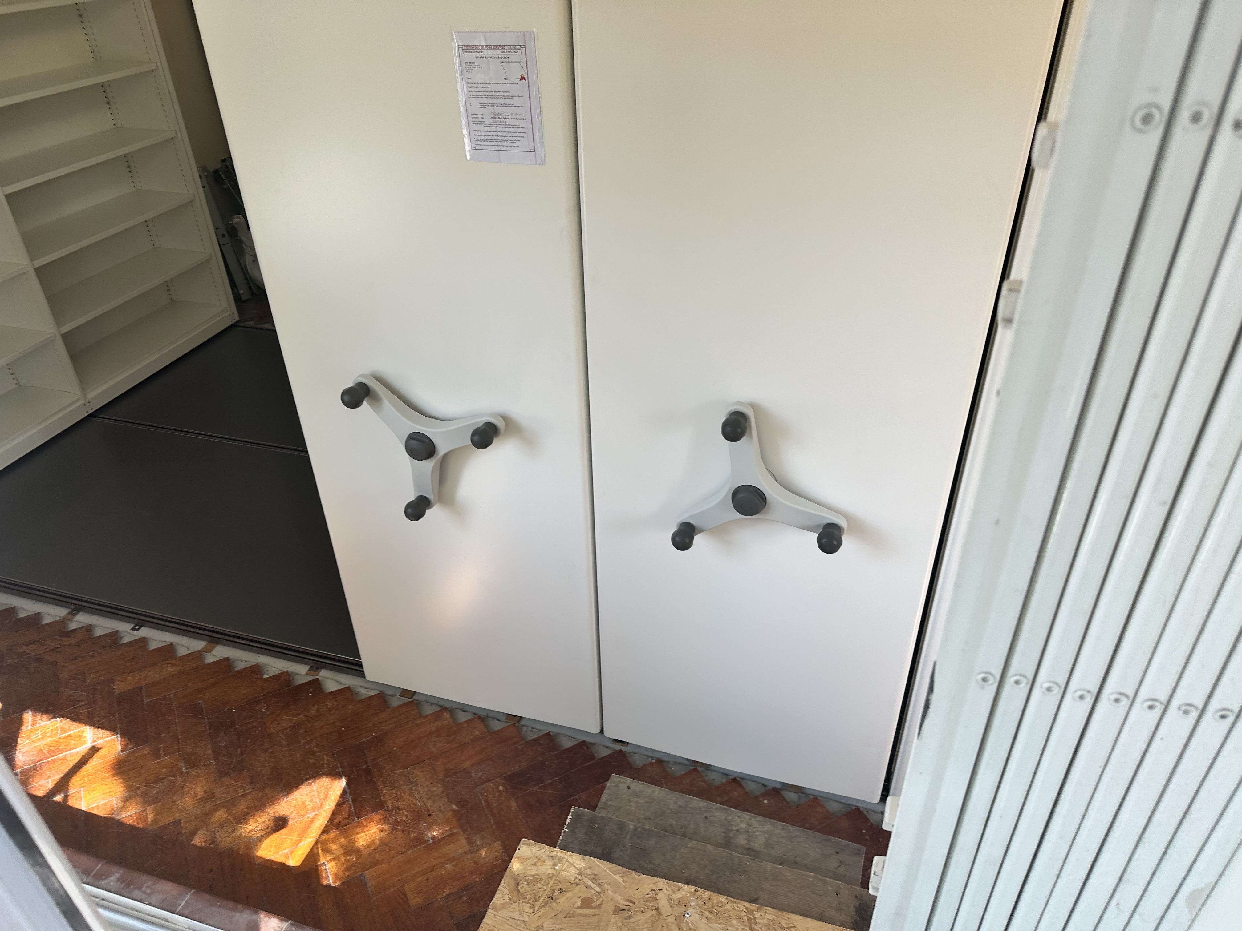 Somerset Storage Installations project 14 — mobile shelving, roller racking and pallet racking installation