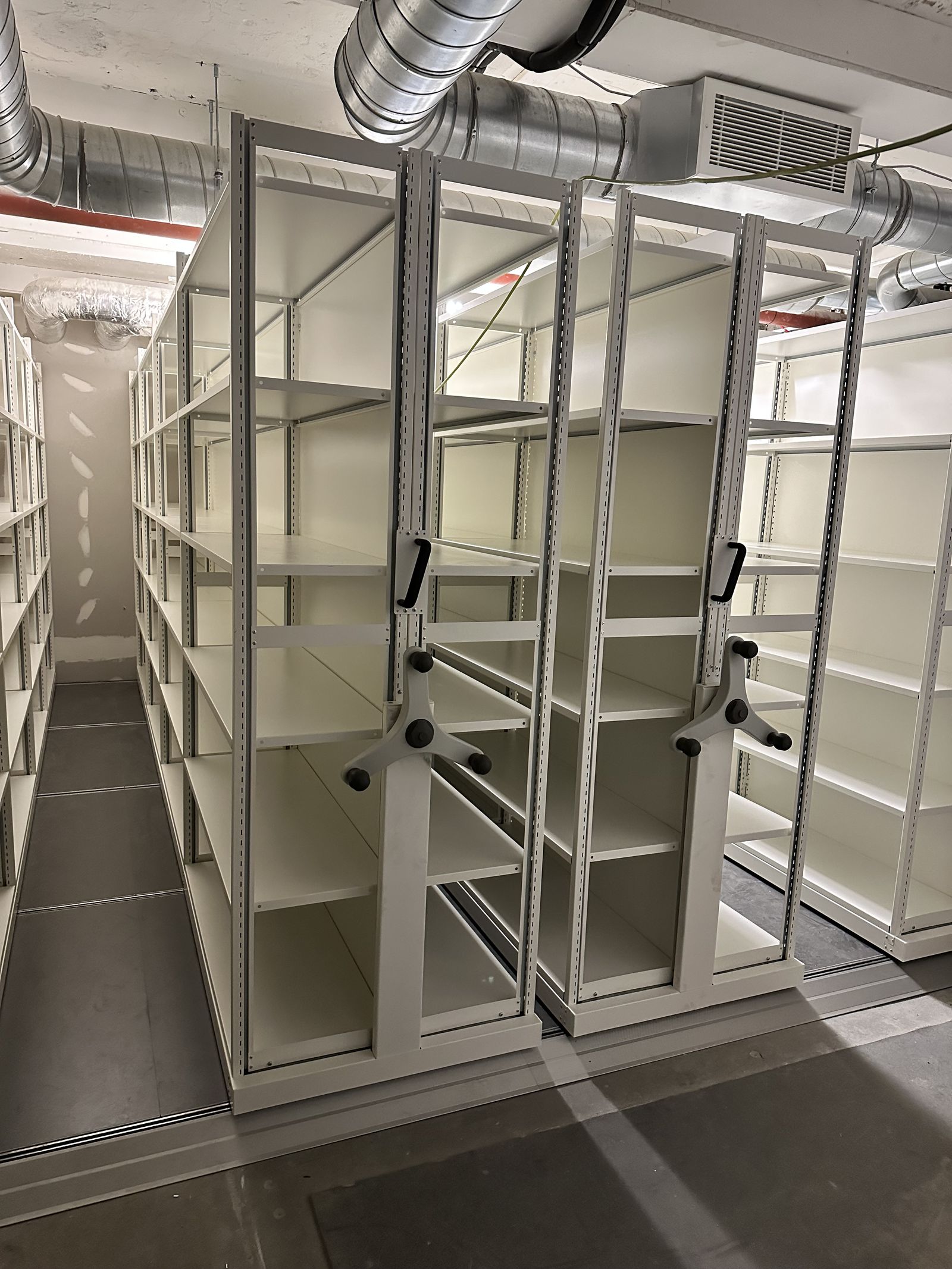 Somerset Storage Installations project 15 — mobile shelving, roller racking and pallet racking installation