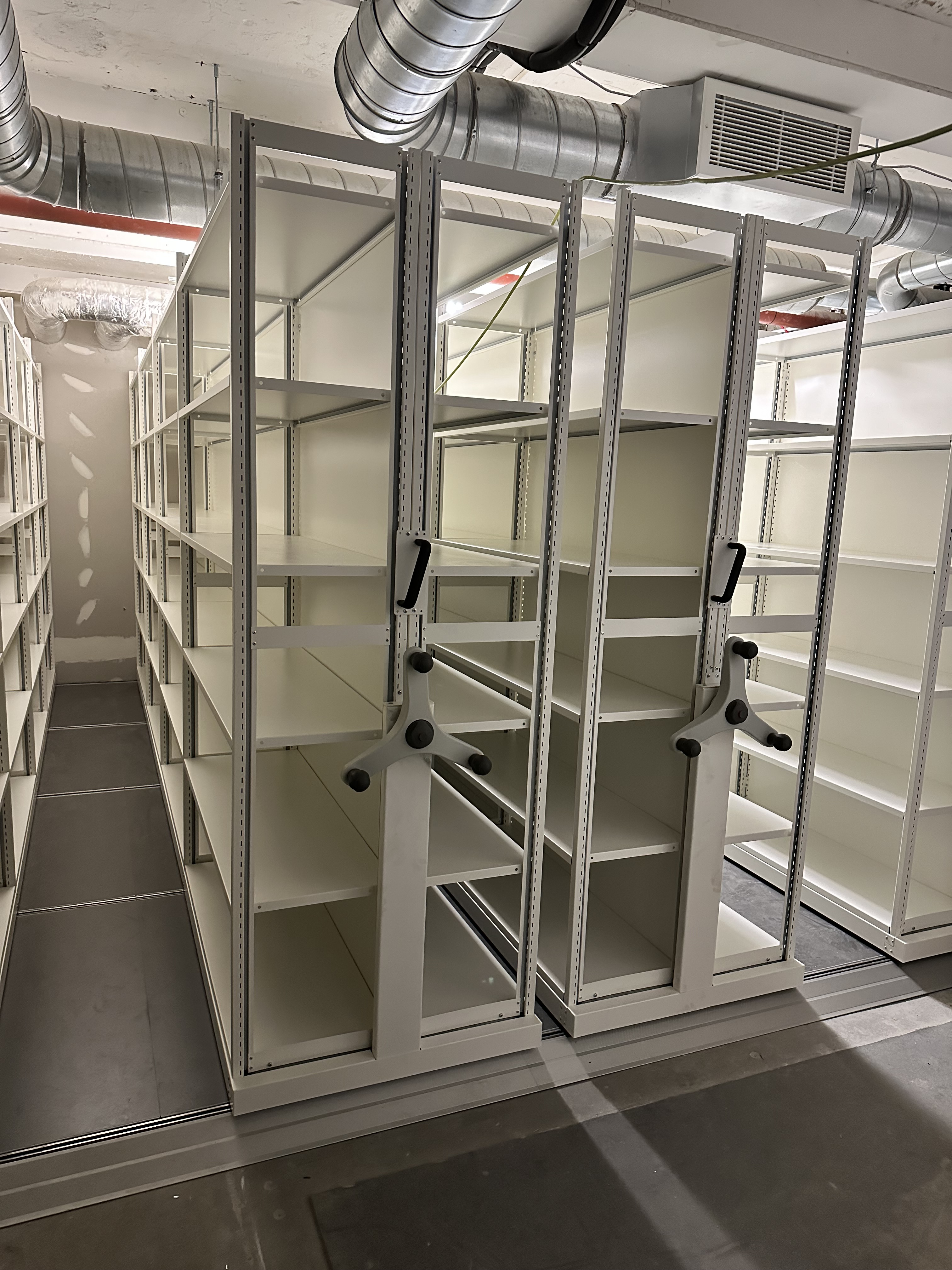 Somerset Storage Installations project 15 — mobile shelving, roller racking and pallet racking installation